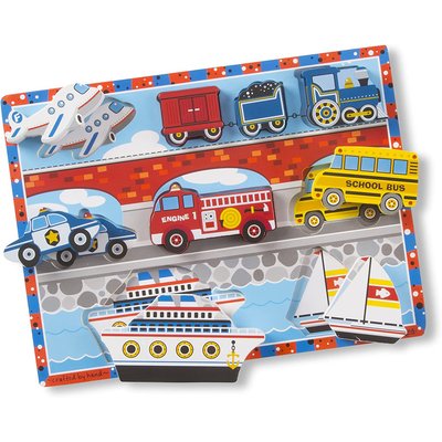 Puzzle véhicules à grosses pièces MELISSA & DOUG