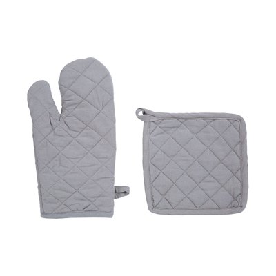 Lot 2x Gant et manique - Coton TOILINUX