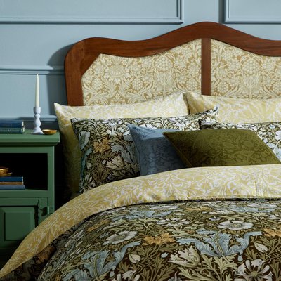 Parure de lit, housse de couette fleurie + 2 taies pour lit en 140 Tulipes et chèvrefeuille WILLIAM MORRIS AT HOME