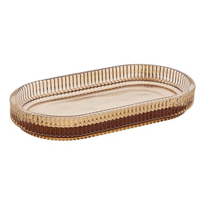 Plateau de salle de bain ovale en verre SOLIS 5FIVE SIMPLY SMART