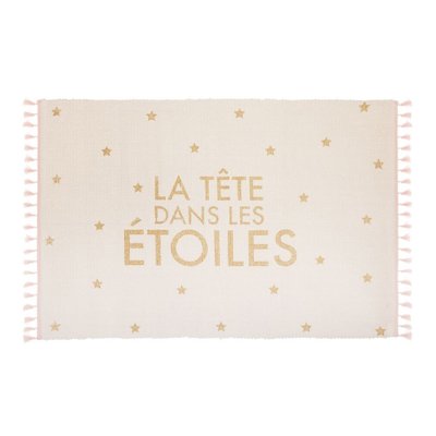 Tapis Doré à Franges La Tête Dans Les étoiles ATMOSPHERA