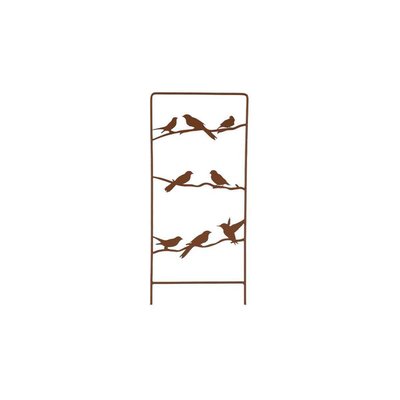 Treillage décoratif en fer oiseaux 15 x 1 x 38 cm JARDINDECO