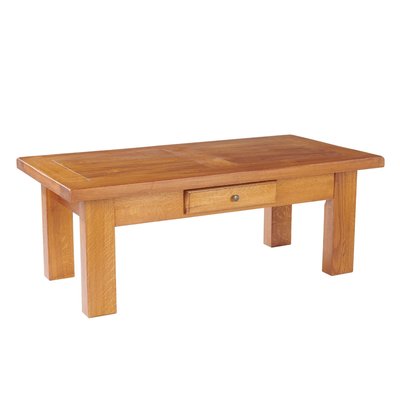 Table basse rectangle bois chêne massif - LA BRESSE HELLIN, DEPUIS 1862