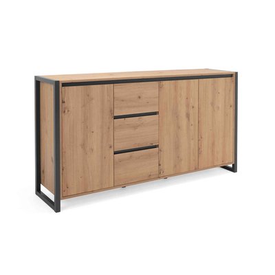 Commode 3 portes 3 tiroirs TERRE DE NUIT