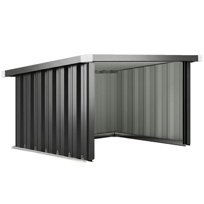 Abri pour tondeuse à gazon Acier galvanisé OUTSUNNY