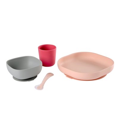 Set Vaisselle En Silicone 4 Pièces BEABA