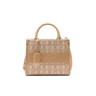 Sac shopper jacquard avec logo LIU JO