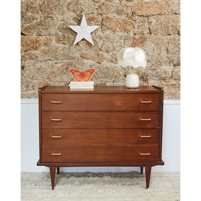 Commode en bois Garance N°677 - Bon état DEBONGOUT
