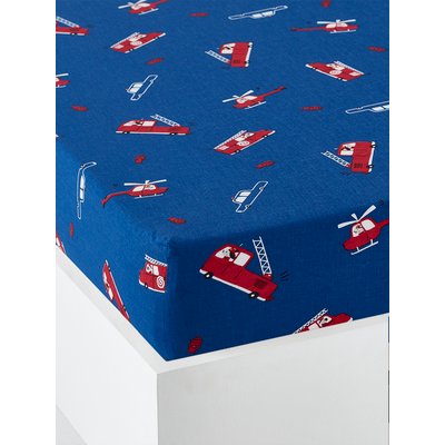 Drap-housse enfant PETIT POMPIER Oeko-Tex® VERTBAUDET