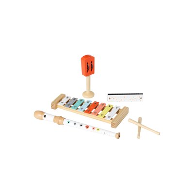 Set 4 instruments de musique en bois FSC® VERTBAUDET