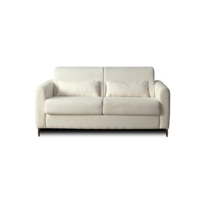 Canapé Convertible en Tissu bouclette 2 places - OWEN LISA DESIGN