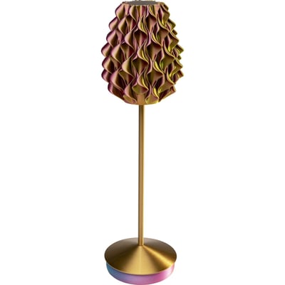 Lampe Swirl Sunrise dorée KARE DESIGN