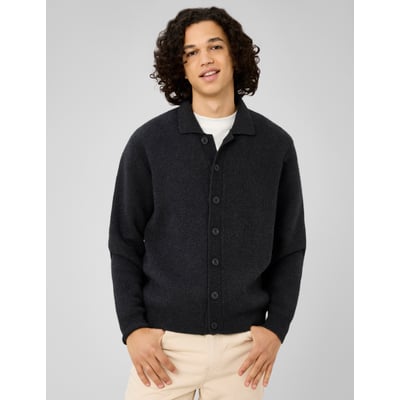 Cardigan boutonné col polo BZB
