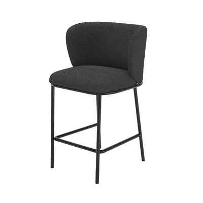 Lot de 2 tabourets de bar tissu bouclé - CÉSAR POTIRON PARIS