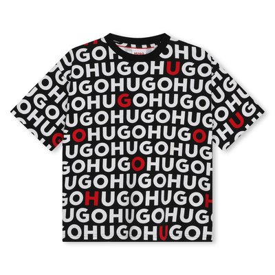 T-shirt imprimé en coton HUGO KIDSWEAR