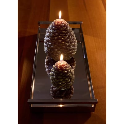 Bougie en forme de pomme de pin 900 g MANGO HOME