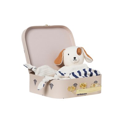 Doudou plat chien + coffret cadeau VERTBAUDET