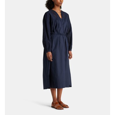 Robe Longue Ample Loma Broderie Anglaise Coton Bio JODHPUR