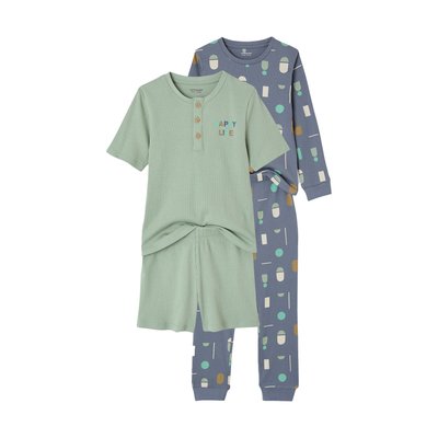 Lot de 2 pyjamas Happy VERTBAUDET