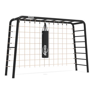 Aire de jeux Playbase Large avec filet d'escalade L et sac de frappe BERG TOYS