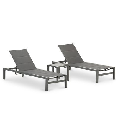 Set 2 transats et table, TOKYO DEFORA HOME