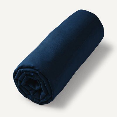 Drap-housse en voile de coton lavé, Gypse AM.PM