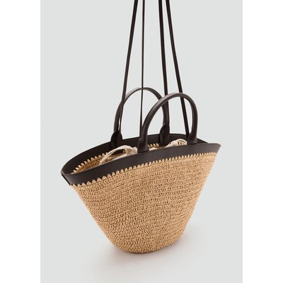 Grand sac double anse fibre naturelle MANGO