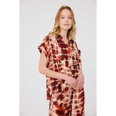 Chemise avec des manches courtes, fluide, un imprimé et une coupe ample Laurence ARTLOVE