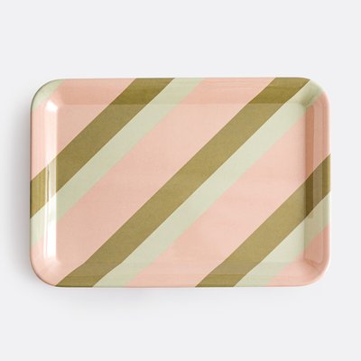 Plateau rectangulaire rayé, Abby LA REDOUTE INTERIEURS