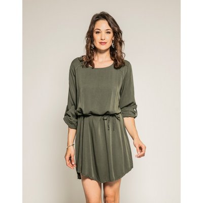 Robe Courte Fluide Ceinturée Idyl DONA LISA