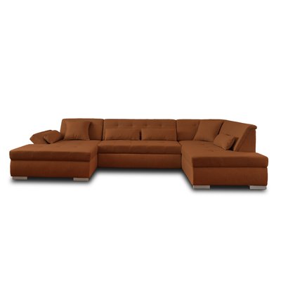 Canapé d'Angle Convertible en Tissu 7 places - VERMONT LISA DESIGN