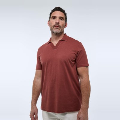 Polo manches courtes en coton slub OCS MONOPRIX