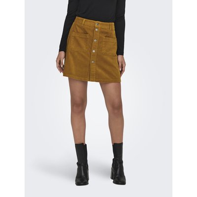 Jupe velours camel La Redoute