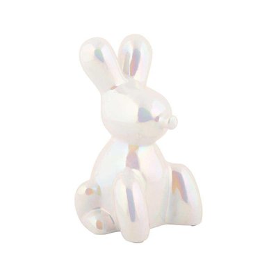 Statue en céramique Balloon Bunny PRESENT TIME