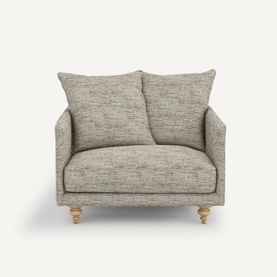Fauteuil in gespikkelde keperstof, Lazare AM.PM