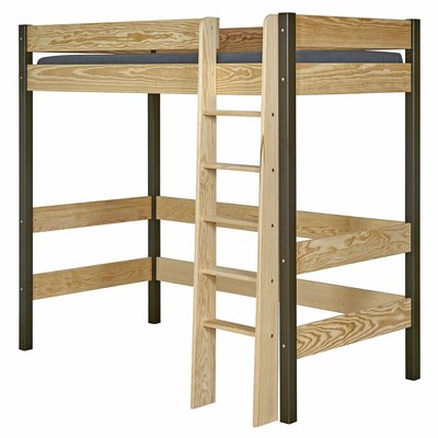 Pack lit mezzanine avec matelas Bois massif  CLEM AKITEN RETAIL