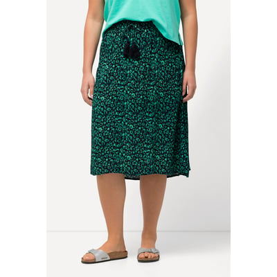 Jupe midi à motif léopard ULLA POPKEN