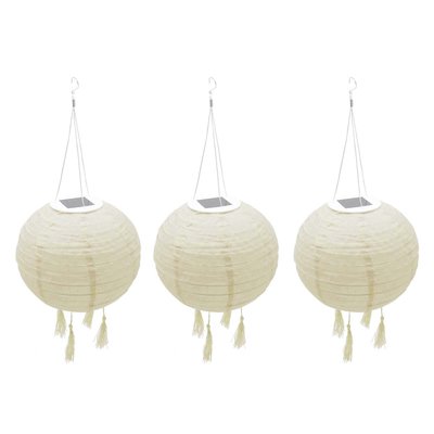 Lot de 3 lampions solaires HIMALAYA LUMISKY