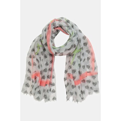 Foulard, motif graphique, rayures fluo ULLA POPKEN