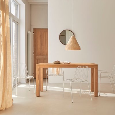 Table rectangulaire en teck massif 4-6 pers. EDEN TIKAMOON