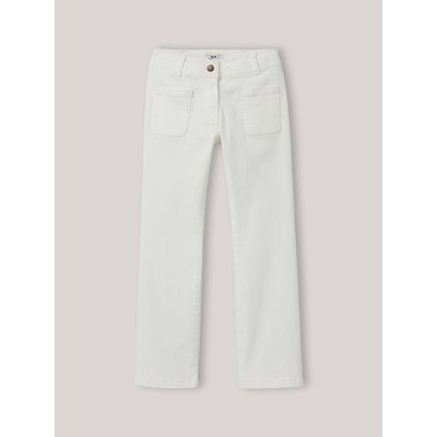 Pantalon flare en twill CYRILLUS