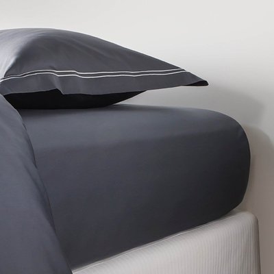Drap housse LUXE satin de coton égyptien, bonnet 36 cm MPC MAISON