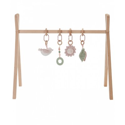 Arche de jeux en bois avec son set d'activités Rose COMBELLE
