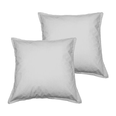 Lot de 2 taies d'oreiller en coton STUDIO SENSEI MAISON