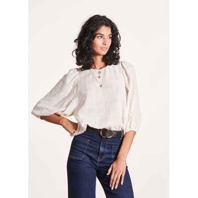 Blouse ample manches 3/4 bouffantes LA FEE MARABOUTEE