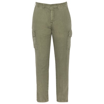Pantalon cargo en lin SCHOTT