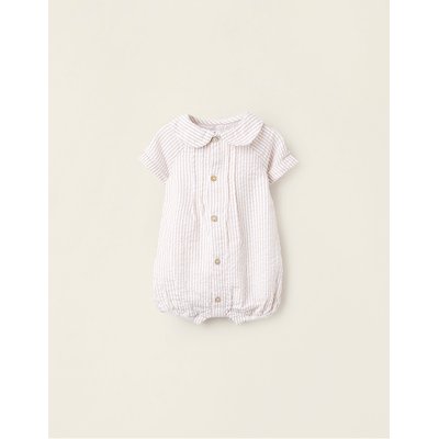 Combi-short en Coton Texturé Brothers & Sisters ZIPPY