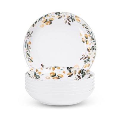 Assiette creuse Summer 19 cm (lot de 6) - SUMMER TABLE PASSION