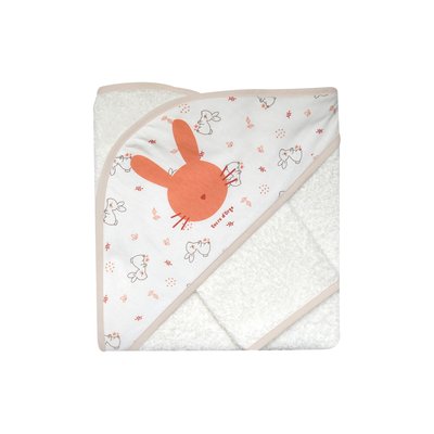 Cape de bain avec gant laurenza eponge SUCRE D'ORGE