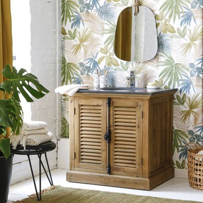 Meuble sous vasque en bois recyclé  JUDE MADE IN MEUBLES 
